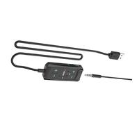 Lily Brown Adaptador USB a 3 de 5 mm con sonido envolvente 7.1 para auriculares de PC y más caja de control de sonido