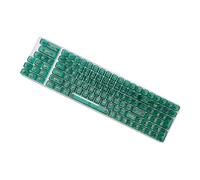 Lily Brown Juego de 115 teclas transparentes OEM con retroiluminación para teclados mecánicos que realza su patrón de teclado