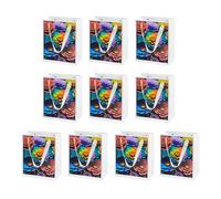 Lily Brown Paquete De 10 Bolsas De Regalo Coloridas Con Asas Elegantes Bolsas De Regalo De Papel Multiusos Bolsas De Almacenamiento