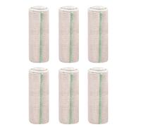 Lily Brown Paquete de 6 vendajes de compresión elásticos, vendaje de apoyo elástico para piernas, rodillas, tobillos, muñecas, accesorios deportivos