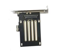 Lily Brown PCIe 1X Tarjeta Interfaz SFF-8639 Para El Puerto PCIE Para Mejorar La Transferencia De Datos