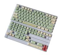 Lily Brown Sublimación Teclas De Pieza Verde Tapa De Teclas Para Teclado Mecánico Cómodo Escritura Impermeable