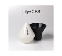 (Lily CFS 1 pz) Filtro per caffè in ceramica, trasformatore, set per macchina da caffè, migliora il