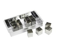 Lily cook - KP5523 Molde Number Cake - Modular en Acero Inoxidable - Diseñado para Cumpleaños y Ocasiones Especiales - Dimensiones 5 x 31 x 18 cm - Color Plata