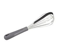 Lily Cook - KP5642 - Batidor 2 en 1 con espátula integrada para Cocina y repostería - utensilio práctico de Metal - Dimensiones 31x8x8 cm - Color Gris - Idea de Regalo