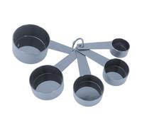 Lily cook Set de 5 Cucharas Medidoras Precisión Óptima Negro | Plástico, set de 5 cucharas medidoras, 15,8x8 cm, cocina y pastelería, precisión óptima, dosificado, negro