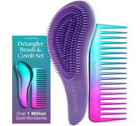 Lily England Cepillo de Pelo Desenredante Para Cabello Mojado, Seco, Fino, Grueso, Rizado - Mejor Cepillo Para Todo Tipo de Cabello - Regalo Para Mujeres y Niños ¡No Más Enredos