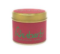Lily-Flame Rhubarb - Vela perfumada en Caja metálica, 281 g, Olor ruibarbo