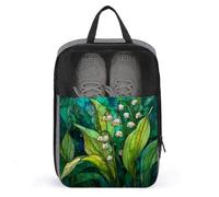Lily of The Valley - Bolsa para zapatos de golf, color verde para viajes, uso diario, antipolvo
