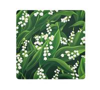 Lily of the Valley - Bolsa protectora de cosméticos de viaje con flores de verano, organizador de tela, bolsa de cosméticos para lentes de cámara, envoltura de tela para artículos de tocador, tamaño