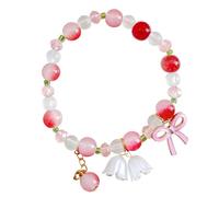 Lily Of The Valley Bracelet, Joyería De Boda Color De Columna Brazalete De Moda, Bangle De Flores Accesorios De Mano Para Ocasiones Formales Casuales De Moda, Diseñada De Forma Única Con Un Tema De Li