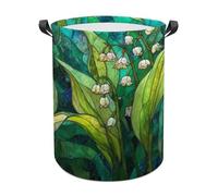 Lily of The Valley - Cestas de lavandería impermeables y plegables para la ropa sucia, para sala de estar, baño