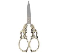 Lily of the Valley Vintage Scissors 5 inch Stainless Steel Embroidery Scissors Cross Stitch Handmade Gardening Multi purpose Portable Pointed Home Sewing Tool Set (Bronce)