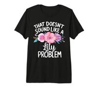 Lily Personalized Cute Flower Girls Lily Name Camiseta Premium