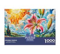 Lily Puzzle Da 1000 Pezzi FAI Da Te, Intrattenimento Creativo, Divertimento Giochi Rilassamento E Intelligence per Adulti E Bambini Dai 12 Anni in Su 38x26cm/1000pcs