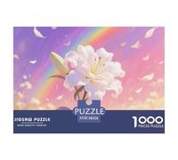 Lily Puzzle Da 1000 Pezzi Offrire in Regalo Gioco Familiare Giochi Rilassamento E Intelligence Regalo per Amore E Amico per Adulti E Bambini Dai 12 Anni in Su 38x26cm/1000pcs
