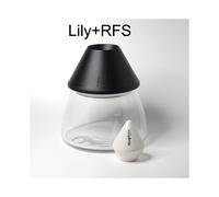 (Lily RFS 1 pz) Filtro per caffè in ceramica, trasformatore, set per macchina da caffè, migliora il