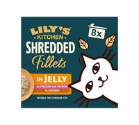 Lily’s Kitchen Filetes Variados para Gatos Adultos - Comida Húmeda Natural en Gelatina, Sin Cereales (Pack 6 x 8 x 70 g)
