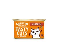 Lily’s Kitchen Made with Natural Ingredients Tasty Cuts in Gravy Chicken Adult Wet Cat Food 18 x 85g