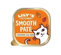 Lily’s Kitchen Smooth Chicken with Cod Paté Complete Nutrition Adult Cat Food 19 x 85g