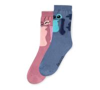 Lily & Stitch Let's Hold Hands Novelty Socks (1 paquete), multicolor, 35-38