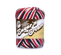 Lily Sugar 'N Cream - Madeja de algodón, Red White & Blue, 59 ml
