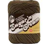 Lily Sugar 'N Cream - Madeja de algodón, Warm Brown, 2.5 oz