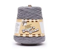 Lily Sugar'N Cream Cones - Ovillo de lana nublado, 1 paquete de 400 g, algodón, 4 medianos, tejido de punto/ganchillo