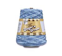Lily Sugar'n Cream Garn - Hilo, Multicolor (Faded Denim), 1 unidad