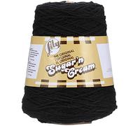 Lily Sugar'n Cream Garn - Hilo, Negro, 1 unidad