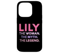Lily The Woman The Myth Legend Name Personalizado Mujer Carcasa para iPhone 14 Pro