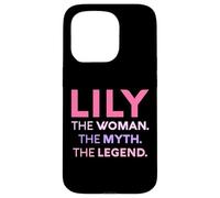 Lily The Woman The Myth Legend Name Personalizado Mujer Carcasa para iPhone 15 Pro