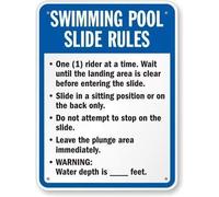 Lilyanaen Letrero de Aluminio, Texto en inglés South Carolina SPA Rules para Exteriores e Interiores, 30,5 x 20,3 cm