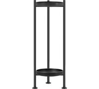 Lilybud--lily Plant Stand Indoor Outdoor 2 Tier Iron Plant Stand 30'' Tall Plant Stand Outdoor Metal Plant Stands for Indoor Plants Balcony Living Roo
