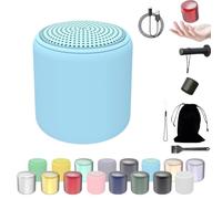 Lilyrhyme Sound Machine, Mini Sound Machine For Travel, Portable Bluetooth Speaker In Macaroon Color, White Noise Machine For Sleeping Adult (Sky Blue)