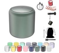 Lilyrhyme Sound Machine, Mini Sound Machine For Travel, Portable Bluetooth Speaker In Macaroon Color, White Noise Machine For Sleeping Adult (Midnight Green)
