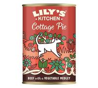 Lily's Kitchen Alimento húmedo natural para perros adultos: latas de pastel de carne (6 x 400g latas)