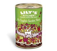 Lily's Kitchen Una Fiesta en el Jardín Inglés - Comida en paté para perros - Pollo con fresas - Cantidad: 400 g