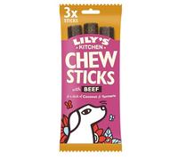 Lily's Kitchen Chew Sticks with Beef - Natural Dog Treats (10 x 120g)