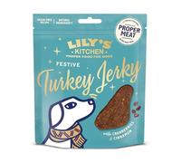 Lily's Kitchen Christmas Festive Turkey Bites - Natural Dog Treats (8 x 70g)