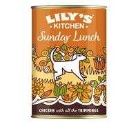 Lily's Kitchen Elaborado con Ingredientes Naturales Lata de alimento húmedo para Perros Adultos Pollo con Verduras 6 x 400g