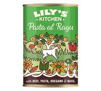 Lily's Kitchen Elaborado con Ingredientes Naturales Lata de alimento húmedo para Perros Vacuno con Pasta 6 x 400g