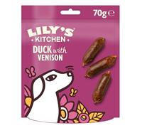 Lily's Kitchen Scrumptious Duck & Venison Sausages para Perros 8 x 70 gr