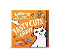 Lily's Kitchen Elaborado con ingredientes naturales Sabrosos trocitos en salsa Alimento húmedo para gatos adultos Multipack 6 x (8 x 85g)
