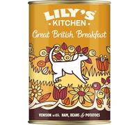 Lily's Kitchen Fabricado con ingredientes naturales lata de alimento húmedo para perros adultos almuerzo británico 6 x 400 g