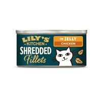Lily's Kitchen Filetes de Pollo en Gelatina para Gatos - Comida Húmeda Natural, Sin Cereales (24 x 70 g)