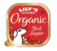 Lily's Kitchen Organic - Comida húmeda para perros - Buey - Cantidad: 11 x 150 g