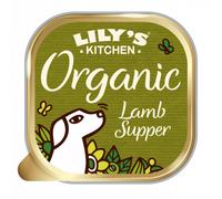 Lily's Kitchen Organic Lamb Supper - Paté de cordero, zanahoria y guisantes para perros - Cantidad: 150 g