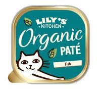 Lily's Kitchen Organic Paté - Paté para gatos adultos - Pescado - Cantidad: 19 x 85 g