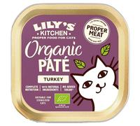Lilys Kitchen - Pavo orgánico para Gatos, 85 g, 19 Unidades